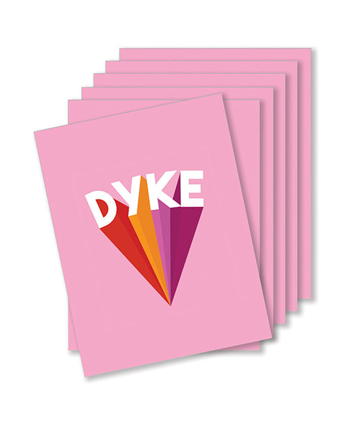 Dyke Power Naughty Greeting Card - Pack