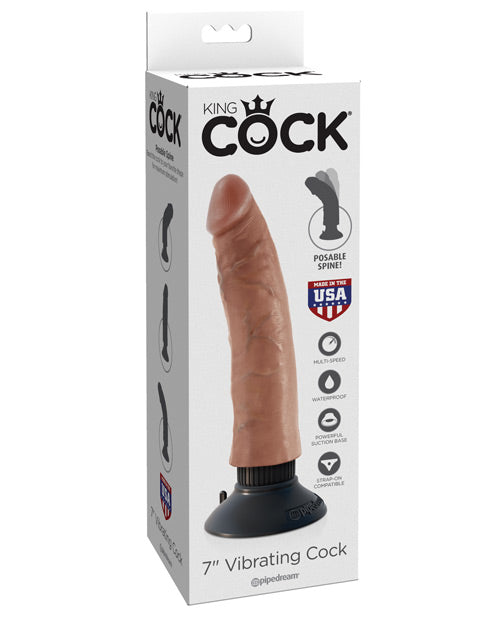 "King Cock 6"" Vibrating Cock"