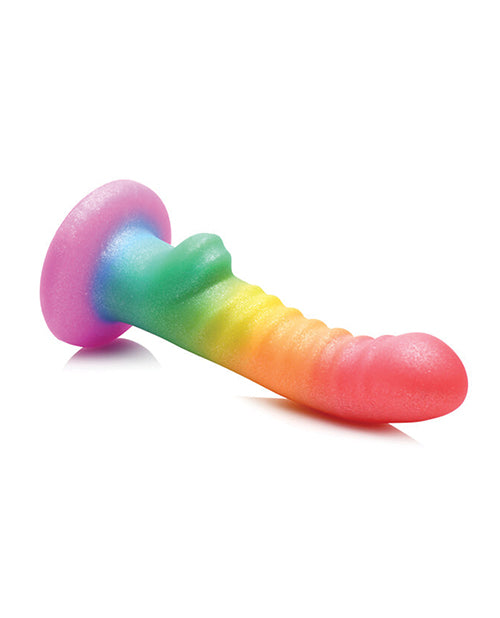 Curve Toys Simply Sweet 6.5" Rainbow Dildo