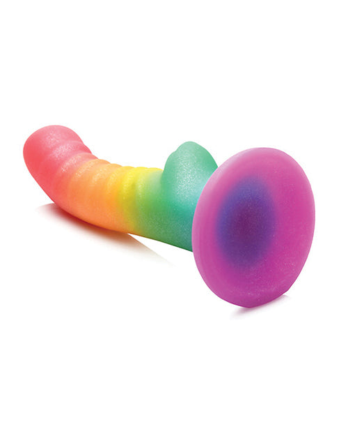 Curve Toys Simply Sweet 6.5" Rainbow Dildo