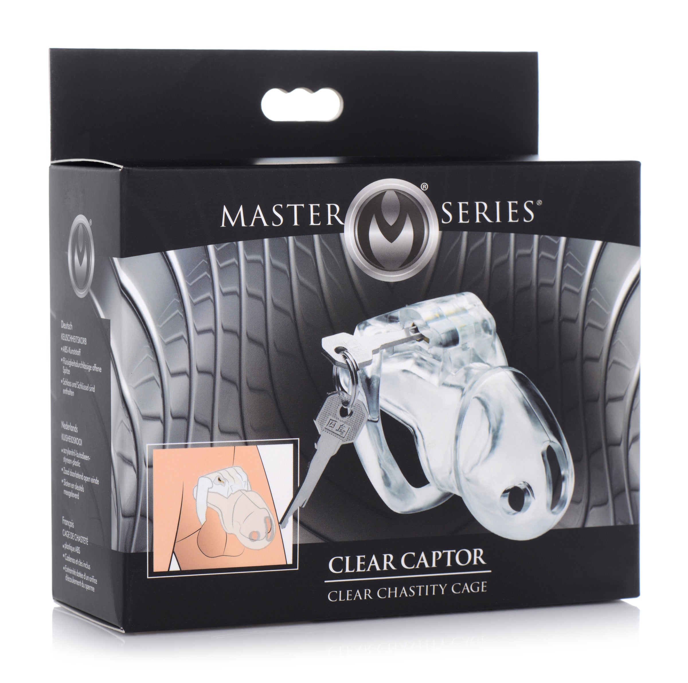 Clear Captor Chastity Cage