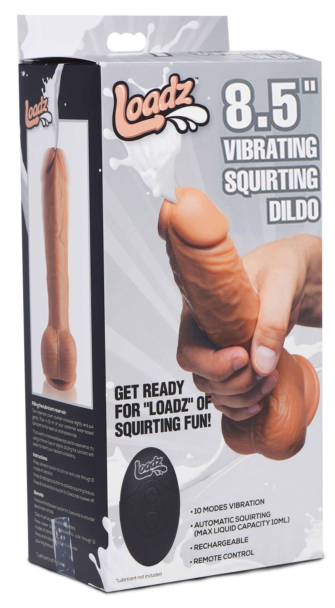 7 Inch Vibrating Squirting Dildo With Remote Control