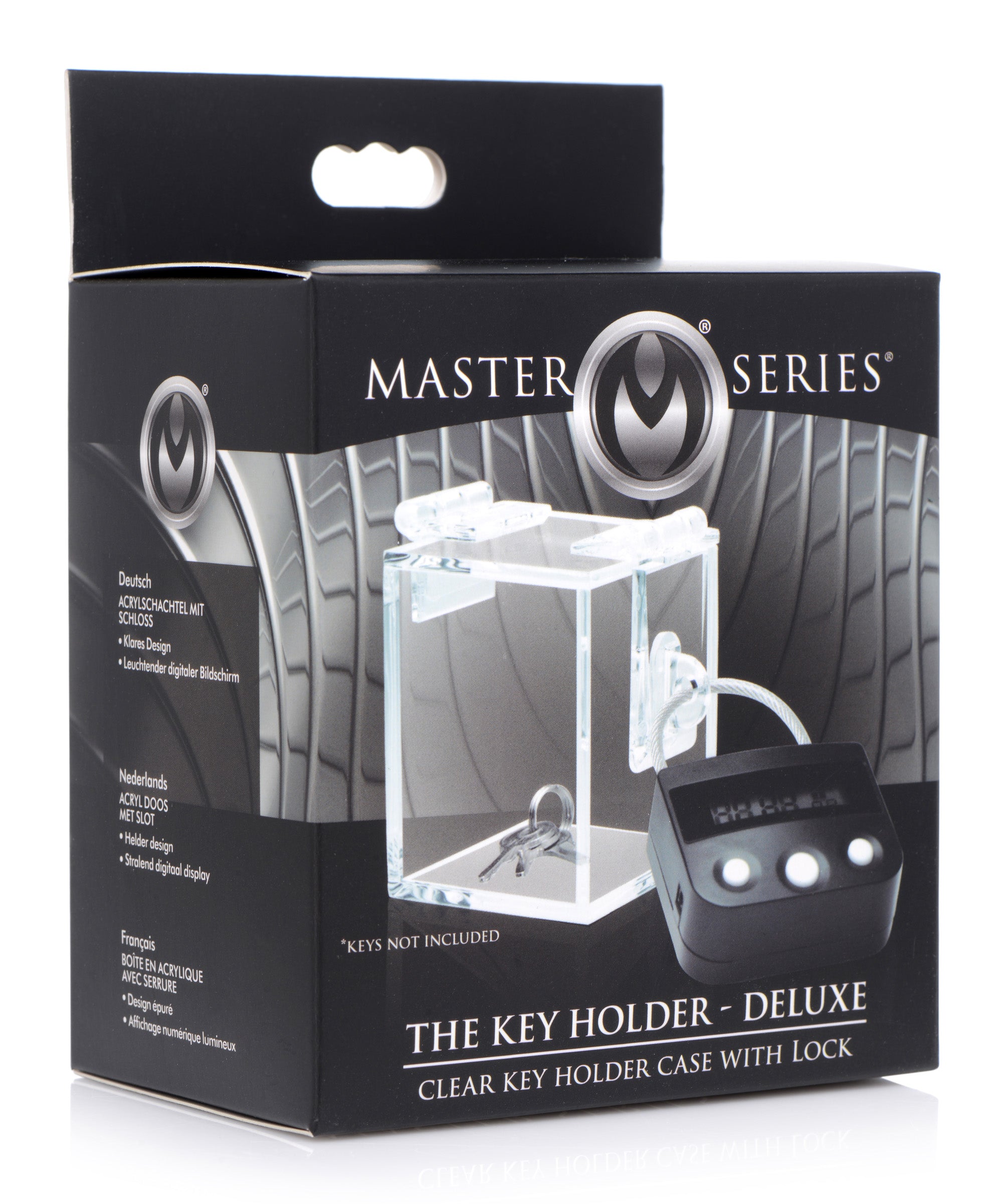 The Key Holder Deluxe Clear Case With Lock