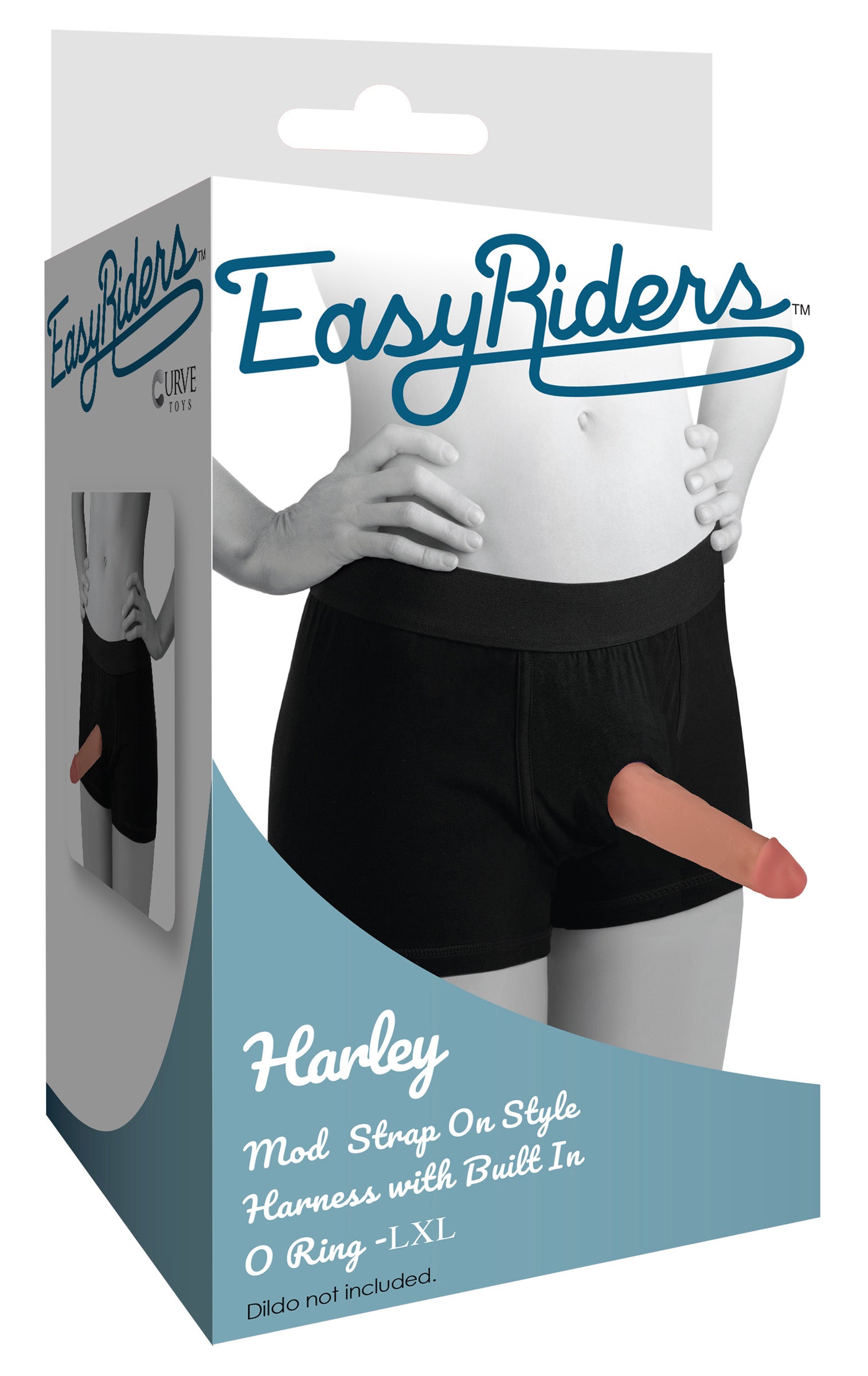 Harley Mod Strap On Style Harness With Built In O-ring