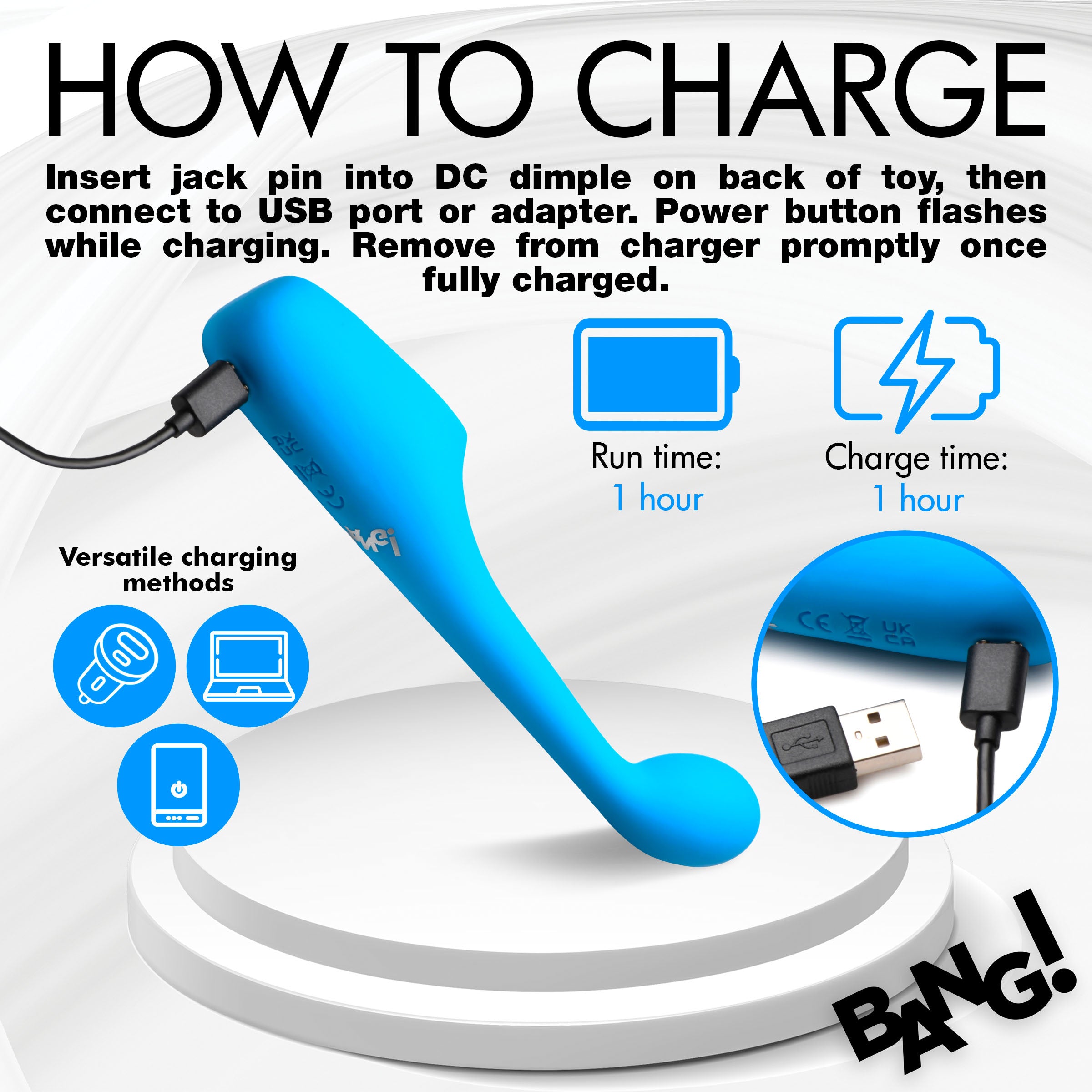 Silicone G-spot Vibrator With Digital Display