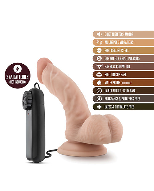 "Blush Dr. Skin Dr. Rob 6"" Cock W/suction Cup"