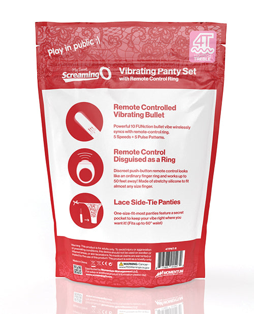 Screaming O My Secret 4t Panty Vibe W/remote