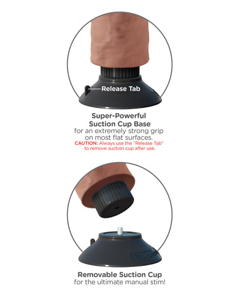 "King Cock 6"" Vibrating Cock"