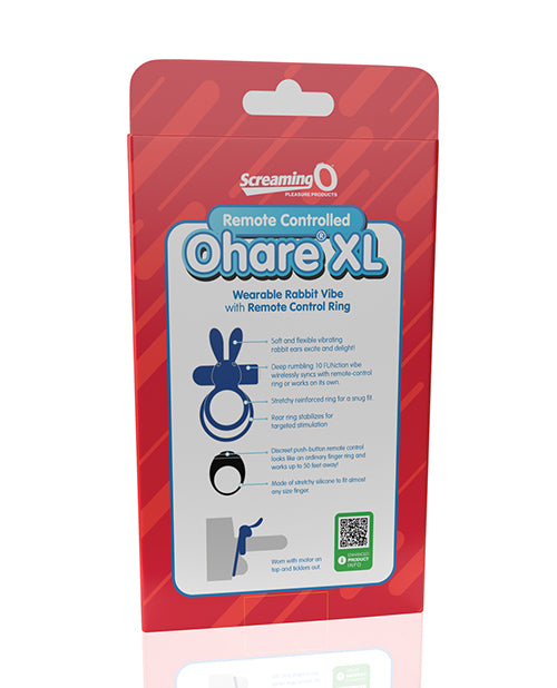 Screaming O Ohare Remote Controlled Vibrating Ring - XL