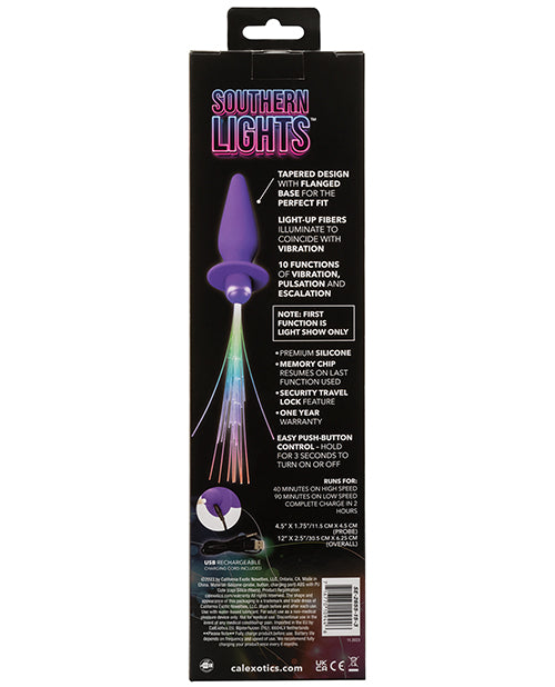 Southern Lights Rechargeable Vibrating Light Up Anal Probe