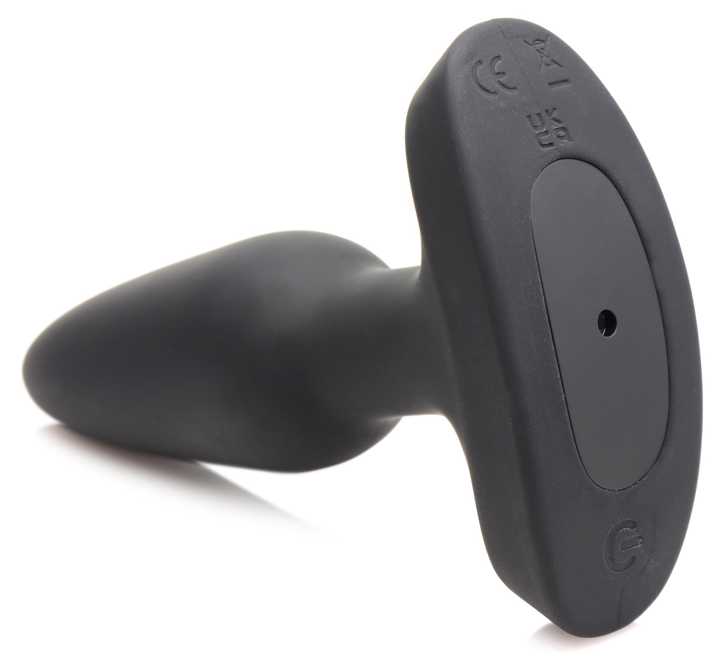 28x Laser Heart Silicone Anal Plug With Remote &ndash