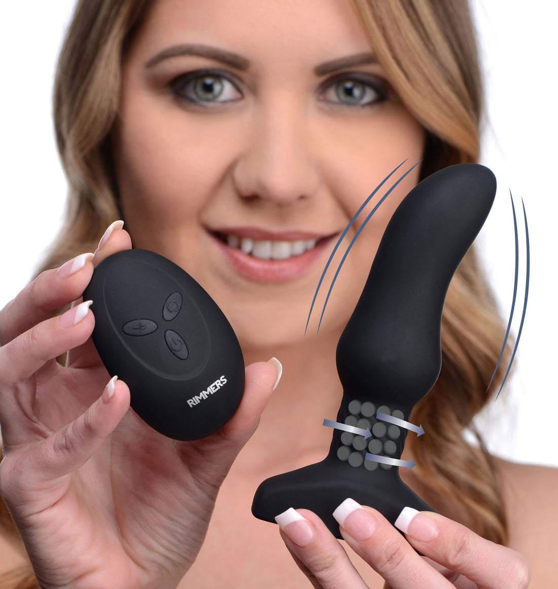 Slim Rimming Plug With Remote Control