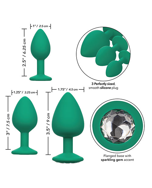 Cheeky Gems 3 Pc Plug Set