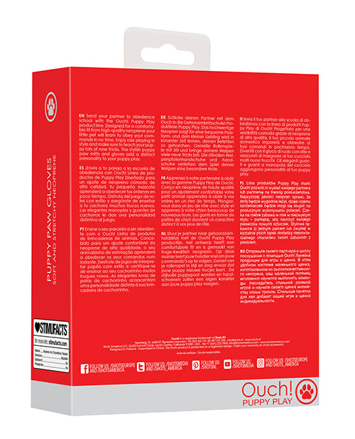 Shots Ouch Puppy Play Puppe Play Paw Cut-out Gloves