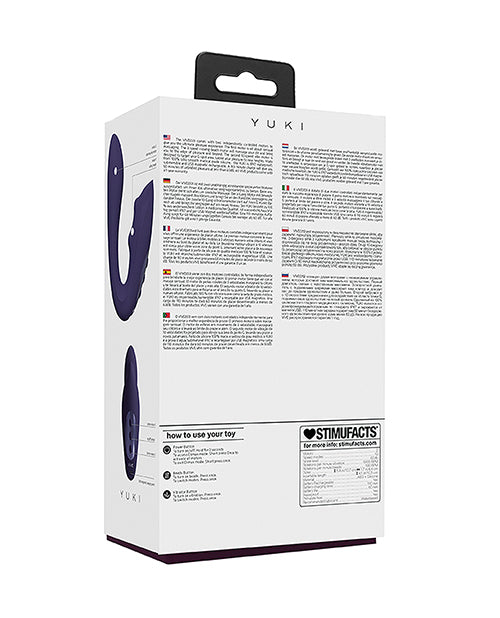 Shots Yuki Dual Action G-spot Vibrator W/massaging Beads