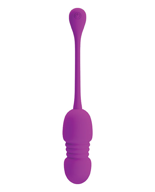 Pretty Love Callie Thrusting & Vibrating Egg - Fuchsia