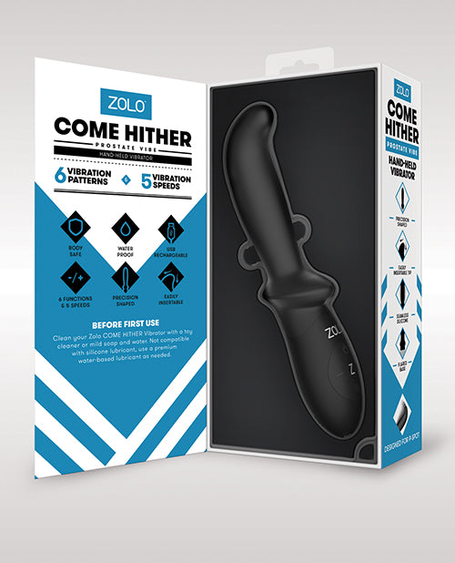 OLO Come Hither Prostate Vibe - Black