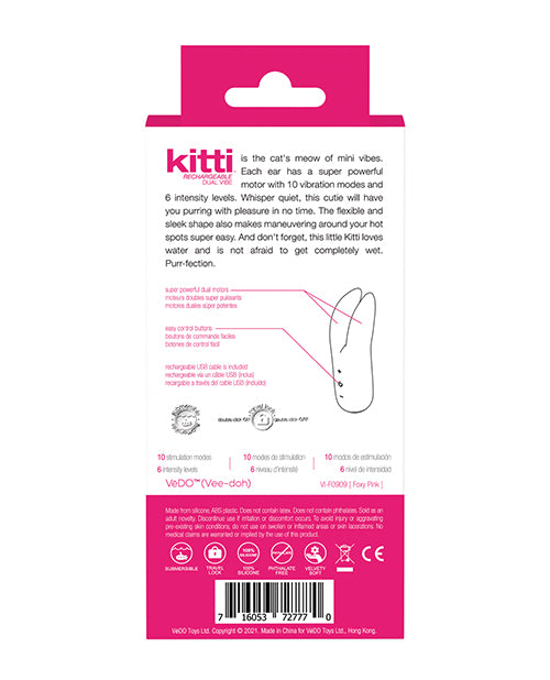 Vedo Kitti Rechargeable Dual Vibe
