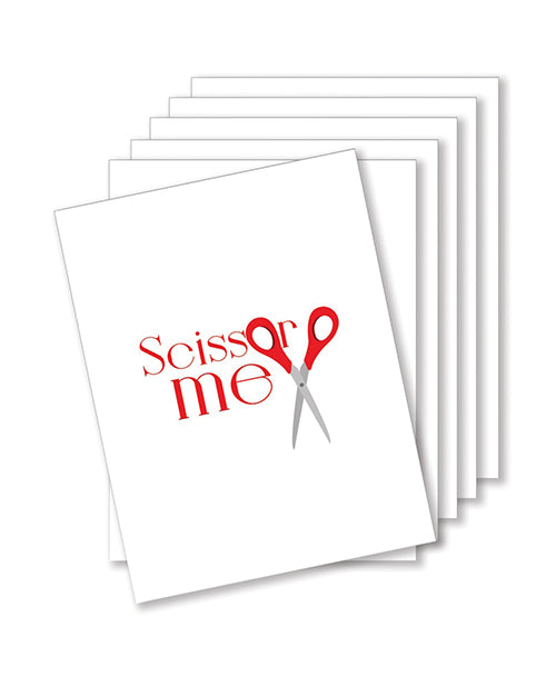Scissor Me Naughty Greeting Card - Pack