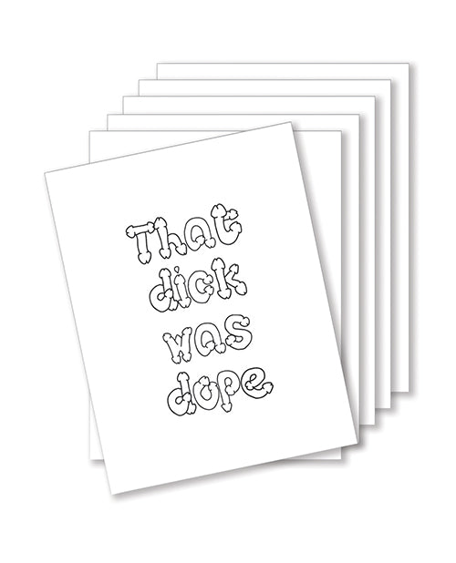 Dope Dick Naughty Greeting Card - Pack