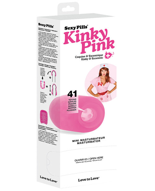 Love to Love Sexy Pills Mini Masturbator - Pink Box of 6