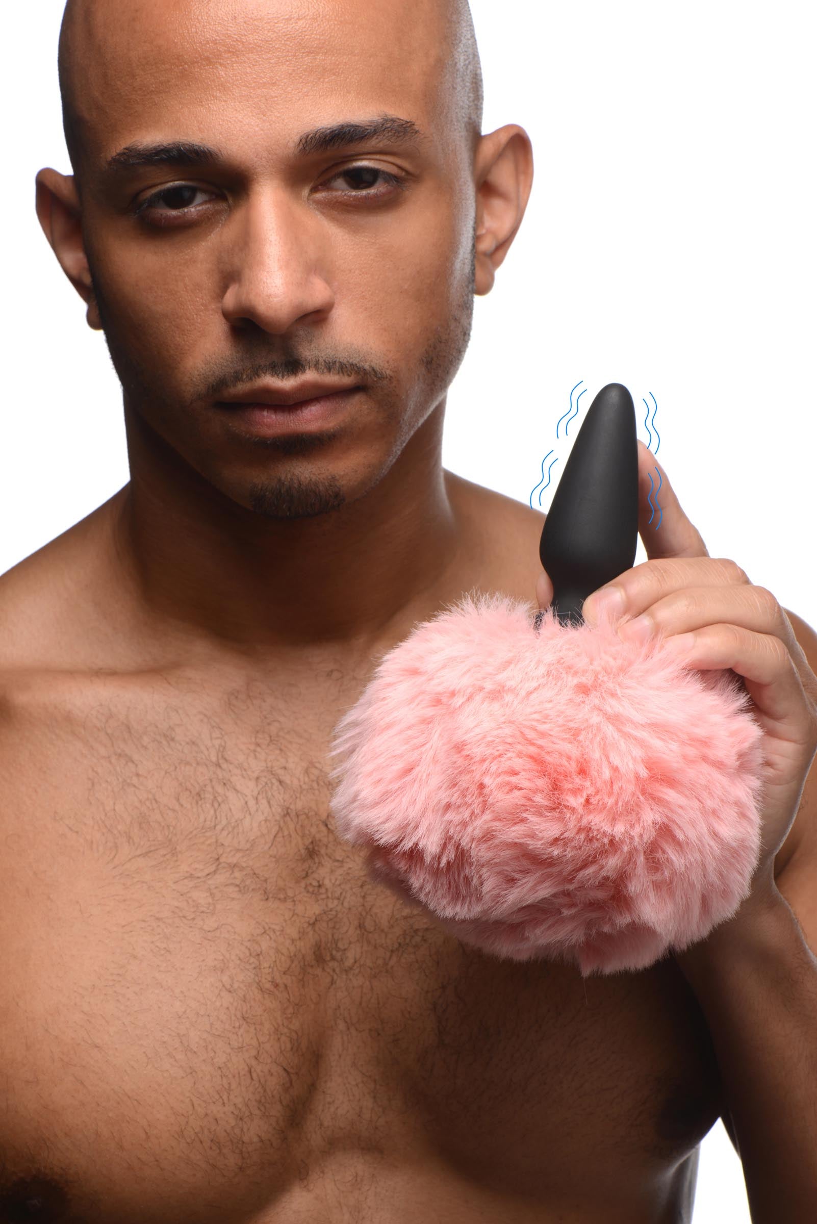 Small Vibrating Anal Plug With Interchangeable Bunny Tail