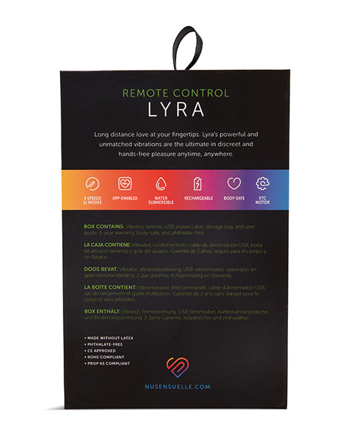 Nu Sensuelle Lyra Remote &amp; App Enabled Panty Vibe