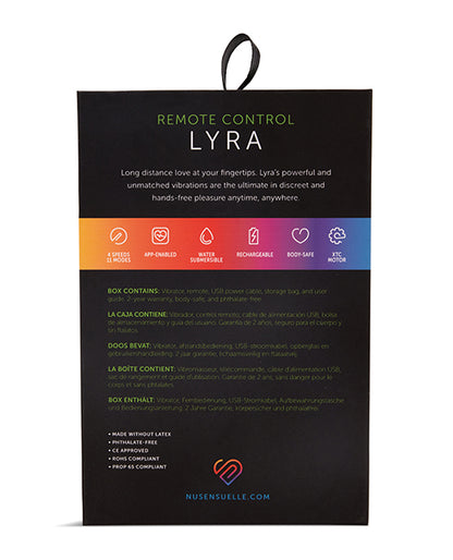 Nu Sensuelle Lyra Remote &amp; App Enabled Panty Vibe