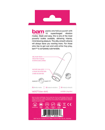 Vedo Bam Rechargeable Bullet