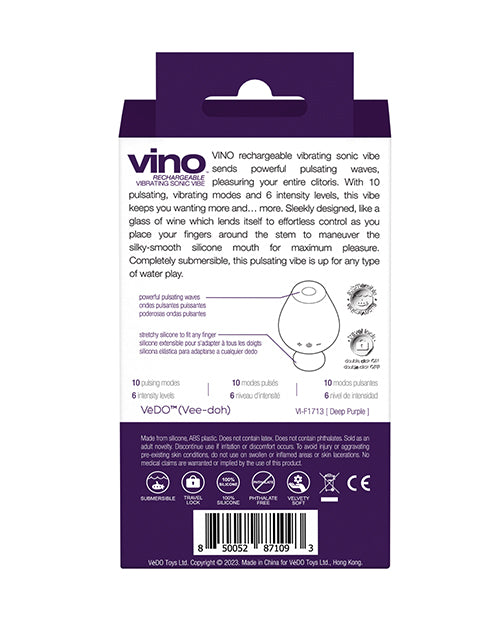 Vedo Vino Rechargeable Sonic Vibe