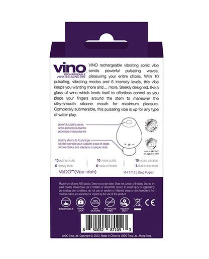 Vedo Vino Rechargeable Sonic Vibe