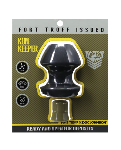 Fort Troff Kum Keeper Anal Plug - Black