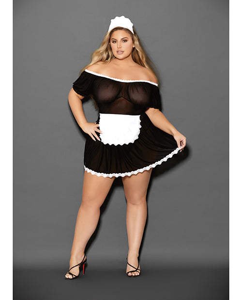 Euphoria Private Maid Black/white