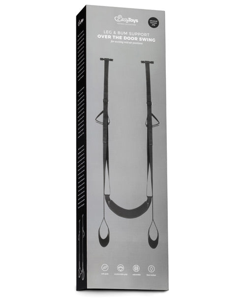 Easy Toys Door Leg &amp; Bum Support Over The Door Swing - Black