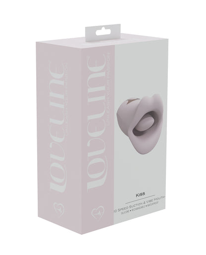 Shots Loveline Kiss Suction &amp; Mouth Vibe - Pink