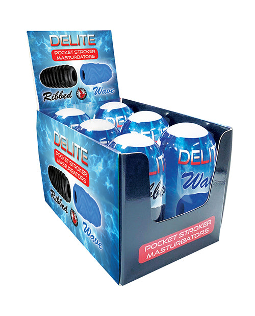 Deelite Pocket Stroker Masturbators Display - Display of 6