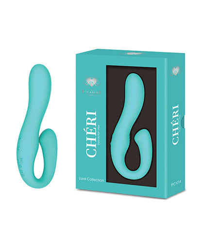 Cheri Dual Action Vibrator - Teal