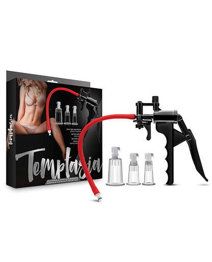 Blush Temptasia Clitoris &amp; Nipple Pleasure Enhancement Pump System