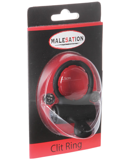 MALESATION Clit Ring - Black