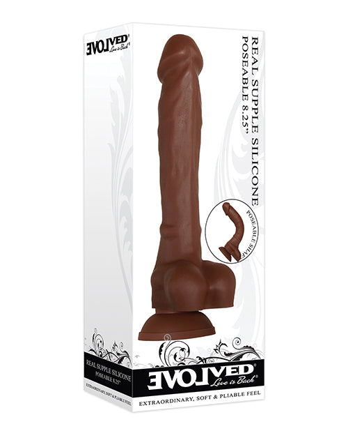 Evolved Real Supple Silicone Poseable Dark 8.25&amp;rdquo;