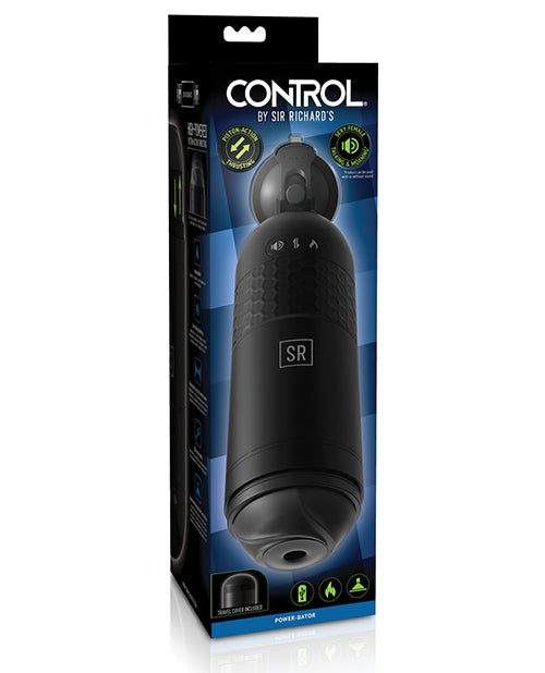 Sir Richards Control Power-Bator w/Talking &amp; Moaning - Black