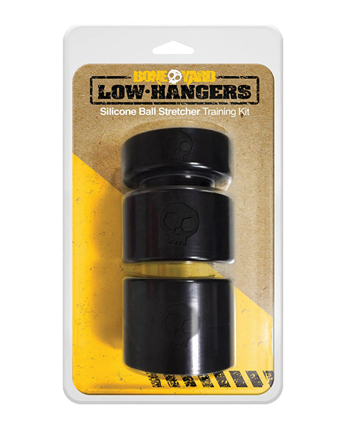 Boneyard Low Hangers Silicone Ball Stretcher Training Kit - Black