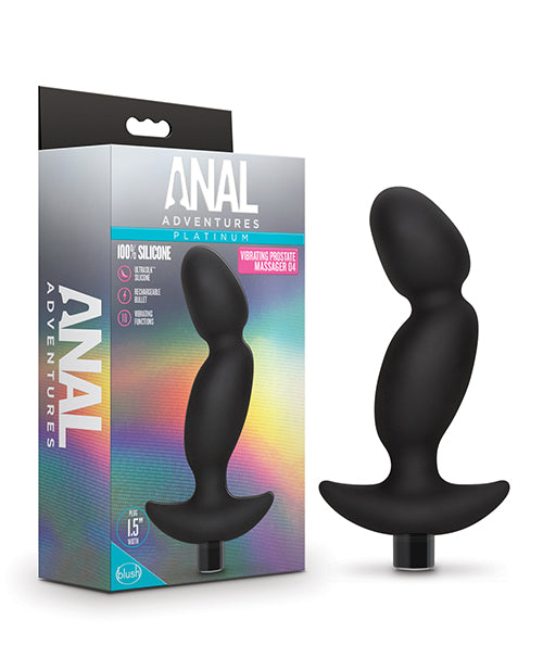 Blush Anal Adventures Platinum Silicone Vibrating Prostate Massager 04&amp;
