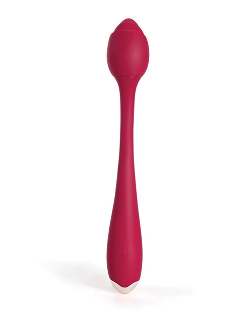 Rosette Clitoral &amp; G Spot Vibrator - Red