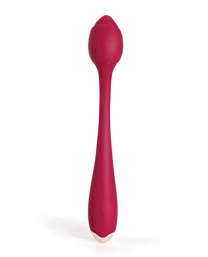 Rosette Clitoral &amp; G Spot Vibrator - Red