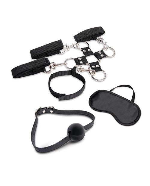 Lux Fetish 7 pc Hogtie &amp; Ball Gag Kit