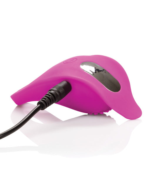 Silicone Rechargeable Teasing Enhancer - Pink