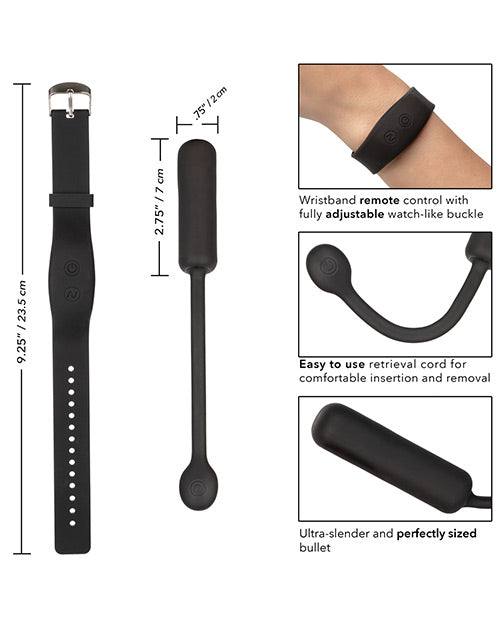 Wristband Remote Petite Bullet - Black