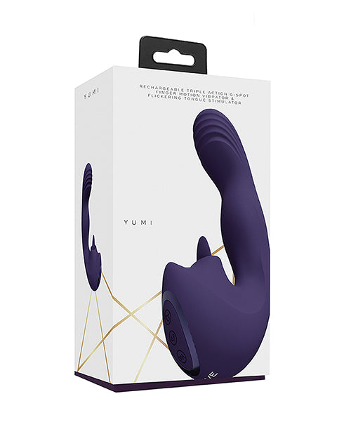Shots Yumi Triple Action G-spot Vibrator &amp; Stimulator
