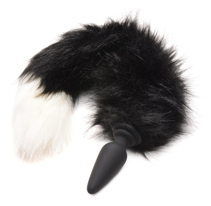 Small Anal Plug With Interchangeable Fox Tail